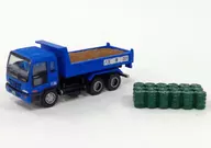 1/150 Isuzu GIGA Dump Truck for General Business Use (Sky Blue) "The Track Collection 2nd" Display Model