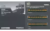 1/150 JNR / JR 165 Series DC Express Train 3 Train Add-on Set C [92388]