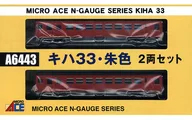 1/150 KIHA 33 VERMILION 2-PACK SET [A6443]