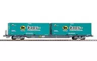 HO Gauge 1/80 JR Freight Car Model Koki 106 with Grey / Yamato Transport Container [HO-731]