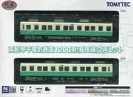1/150 Takamatsu-Kotohira Electric Railroad 1200 series (Nagao Line) 2-Pair Set "Railway Collection" [254942]