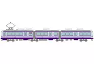 1/150 Chikuho Electric Railroad 2000 tipo 2001 (púrpura) "Railway Collection" [300960]