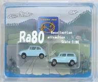 1/80 Subaru 360 & Custom 2 Set (Blue) "Ra80 Series"