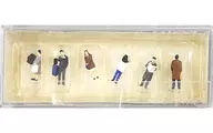 1/150站著的乘客(6座SET)"N軌距人偶系列>[24-204]