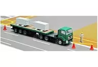 1/150 Material Transportation Trailer Isuzu Giga + Building Construction Materials (Cargo) + Piron + Site Worker "GJ! Working Mono 100 Views 002 Construction Site Building Future" [312604]