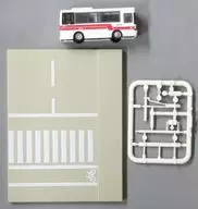 1/150 西工 KK-RN252 Nishitetsu Bus (blanco x rojo) "Working Vehicle Vol. 5 - Small Route Bus Edition -" [114159]