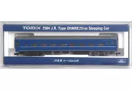 1/150 JR Passenger Car オハネ 25-100 (H Rubber Black, Bathroom Window) [2504]