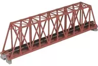 1/150 puente de acero de una sola vía (marrón rojizo) [20-429]