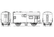 HOゲージ 1/80 国鉄 ヌ200 暖房車 組立キット [6004399]