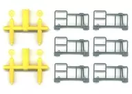 1/150 Kouki 107 Parts A (Handrail, Gray, 6 pcs, Handle, 4 pcs) [PP0810]