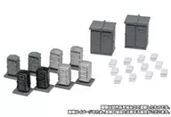 1/150 cubikku·继电箱·ATS地上元件(银色·黑色)[着色结构套件>[2559]