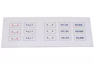 HOゲージ 1/80 東武1700系 前面行先幕(2枚入り)