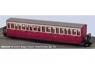 1 / 76OO-9 Gauge FR Short "Bow Cider" Coach Red & Cream No. 18 [PEGR-602B]