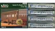 1/160 Santa Fe Super Chief 4 Car Set C(増結C・4両セット) [106-6004] 