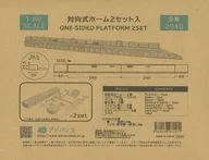 HOゲージ 1/80 対向式ホーム2セット入 [2040]