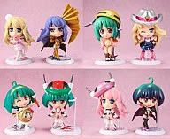 Conjunto de 8 tipos "Ichiban KUJI Premium Gekijo Mcross F - イツワリノウタヒメ - Girafa Sanmon!" G Award Mini Character Gekijo Mcross F - Character Oitavas - Girafa ver.