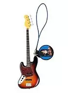 Mio model (jazz base type) D "K-on! Guitar Collection" with Mio charm and strap