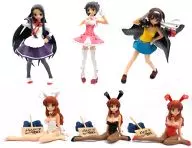 Conjunto de 6 tipos Figura MEISTER - Figura Meister - La melancolia de Haruhi Suzumiya