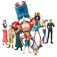 Set of 8 Types + Frankie (Finished Bonus Parts) "Super Molding Spirit ONE PIECE : A Taste of Wheat Straw - Shinsekai Edition -"