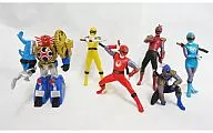 6-Type Set HG Series "NINPUSENTAI HURRICANEGER"