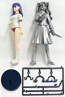 Sakura Matou (color / red bloomers) & Rin Tosaka (silver / uniforms) Fate/stay night Figure Collection Part1