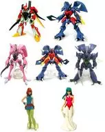 All 7 kinds set "HG Aura Battler Dunbine 2 Red Storm Queen"