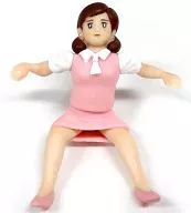 ふんぞりフチ子(制服ピンク) 「コップのフチ子2 ピーチ」
