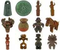 12 kinds set "History Museum Haniwa and clay figure + pottery and bronze ware"
