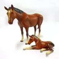 2. Horse "Capsule Q Museum Hokkaido Sango Bokujo Morning A color ~ 1/35 scale livestock animals ~"