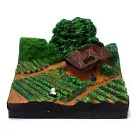 The scenery of Cha-en "Hajime no Butai Cha-en Farmhouse Diorama Figurine" 2005 campaign item