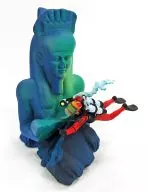 9. Diver facing the statue of Happi : "The Egyptian Sea Exhibition Official Capsule Figure Collection"