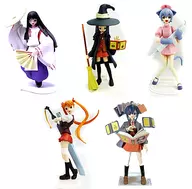 5-Type Set "NEGIMA! MAGISTER NEGI MAGI Capsule Figure ~ three dimensional Park Tio Series ~"