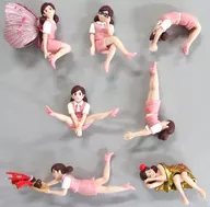 Conjunto de 7 tipos "Taza no Fuchiko 4 Peach"