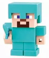 11. Diamond Steve "Minecraft Keshurubber - Maikeshi - Character Box Diamond Edition"