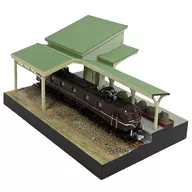 6. Parada en la estación EF 5861 "Railway Fan VOL. 3 Railway Scene Figure"