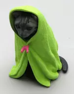 青花魚干(綠色毛巾)[小貓包]