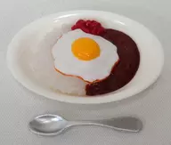 2. huevos fritos Curry "¡Me encanta la serie de muestras de Puchi! Colección de curry"