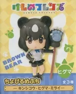 Brown bear 「 Chobi Rumepuchi Kemono Friends - Kinshiko Brown bear Mirai - 」