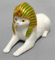 白貓頭飾公仔可愛可愛貓咪法老>