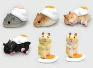 Conjunto de 6 tipos de jamón y huevos