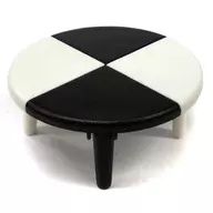 White & Black (Round Type) "This is the CHABU-DAI."