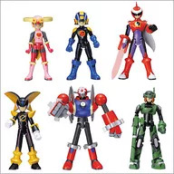 6-Type Set "Rockman EXE AXESS Battle Action Figure"