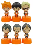 6-type set "Haikyu! TO THE TOP and Totan Figure Mascot Second Uniform Ver."