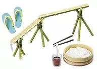 Day 5.5 My grandfather made a somen noodle served flowing in a flume block! "Petit Sample Diary with My Thoughts ~ 8 Days Spent in the Countryside ~"