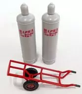 Cylinder Large / Cart Set "1/24 Propane Gas Collection"