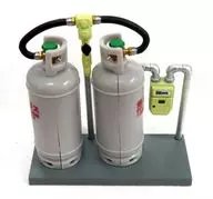 Small Cylinder / Meter Set "1/24 Propane Gas Collection"