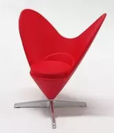 Heart Cone Chair RED "1/24 Designers Chair Collection 2"