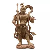 9. standing statue of Kongo Rikishi Agyo (normal type) :' The Heart of Japan Collection of Buddhist Statues, Kiwami'