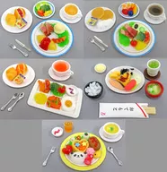共5种SET THE酒店的早餐自助餐吉祥物挂件