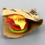 Teriyaki Egg Bacon Burger "Village Vanguard Diner Miniature Collection"